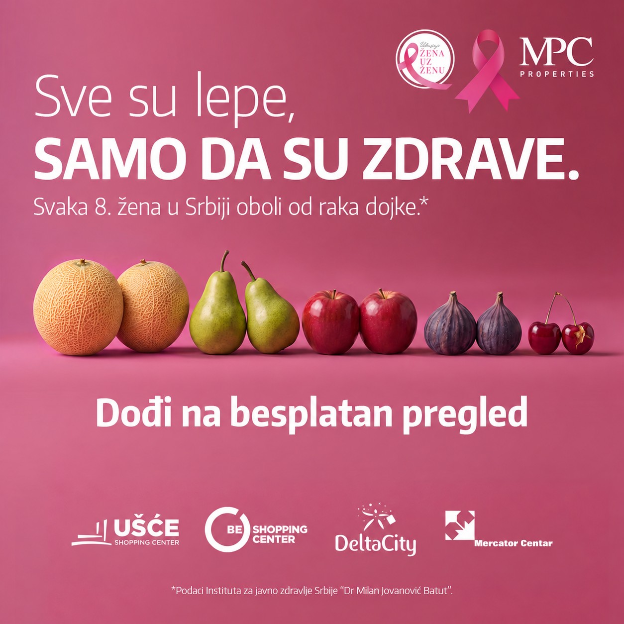 Sve su lepe, samo da su zdrave – dođi na besplatan pregled